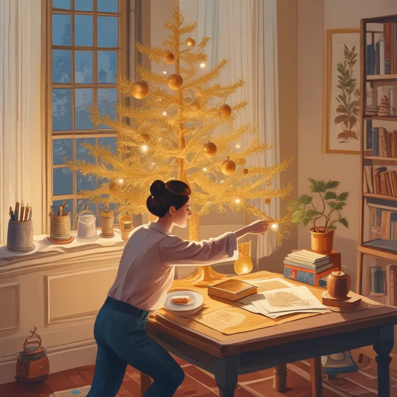 Новогодний декор дома: ёлка по фен-шуй