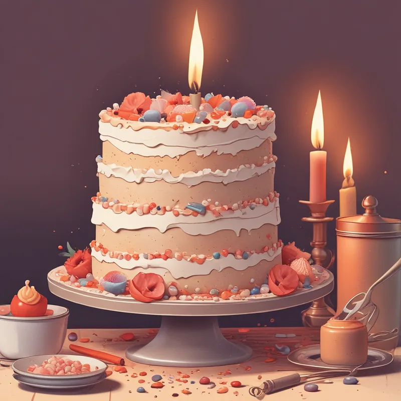 Праздничные торты: рецепты и украшение для дома