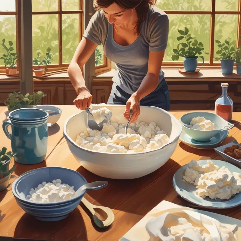 Домашний творог: польза белка для диеты и здоровья