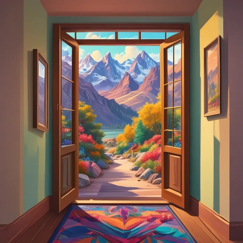 Фен-шуй картины напротив входной двери: 5 лучших