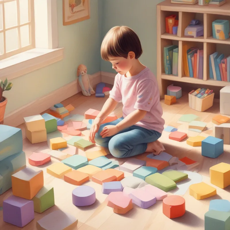 Развивающие игры дошкольникам: учим геометрические фигуры